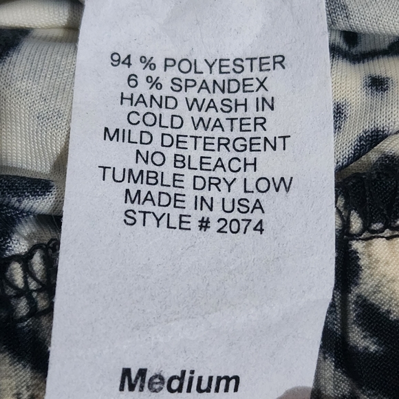 Snow Leopard Animal Print Skirt Double Ruffle Hem - Picture 6 of 7